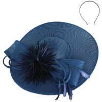 SINAMAY SAUCER FASCINATOR HEADBAND