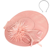 SINAMAY SAUCER FASCINATOR HEADBAND