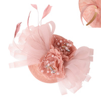 TULLE FLOWER DISC FASCINATOR