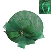 LOOPED BOW SAUCER FASCINATOR