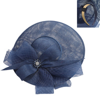 LOOPED BOW SAUCER FASCINATOR