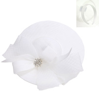 LOOPED BOW SAUCER FASCINATOR