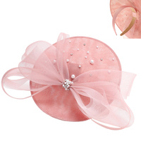 ORGANZA BOW SAUCER FASCINATOR