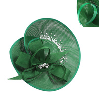 PEARL BOW SAUCER FASCINATOR