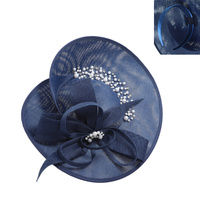PEARL BOW SAUCER FASCINATOR