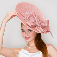 PEARL BOW SAUCER FASCINATOR
