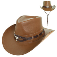 WESTERN LONGHORN COWBOY HAT