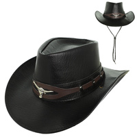 WESTERN LONGHORN COWBOY HAT