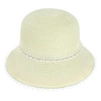 1920S VINTAGE STYLE PEARL LACE CLOCHE HAT GREAT GATSBY FLAPPER CLASSIC STYLE HATS