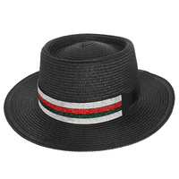 FLOPPY BRIM PAPER BRAID FEDORA PANAMA HAT