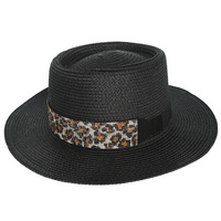 FLOPPY BRIM PAPER BRAID FEDORA PANAMA HAT