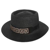 FLOPPY BRIM PAPER BRAID FEDORA PANAMA HAT