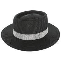 FLOPPY BRIM PAPER BRAID SUNSHADE HAT