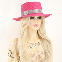 FLOPPY BRIM PAPER BRAID SUNSHADE HAT