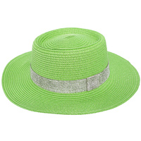 FLOPPY BRIM PAPER BRAID SUNSHADE HAT