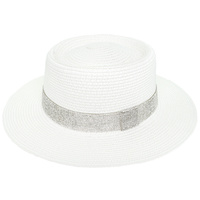 FLOPPY BRIM PAPER BRAID SUNSHADE HAT