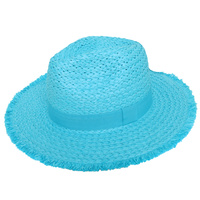 WESTERN PINCHED FRONT STYLE STRAW COWBOY HAT