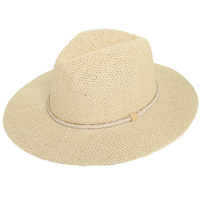 FLOPPY WIDE BRIM PAPER BRAID PANAMA HAT