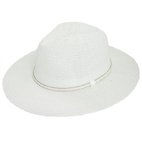 FLOPPY WIDE BRIM PAPER BRAID PANAMA HAT