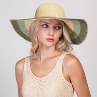 FLOPPY WIDE BRIM STRAW WOVEN SUN HAT
