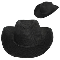 FASHION FLOPPY WIDE BRIM PAPER BRAID PANAMA HAT