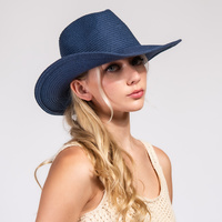 FASHION FLOPPY WIDE BRIM PAPER BRAID PANAMA HAT