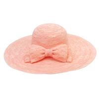 FLOPPY HAT W/BOW ON BACK