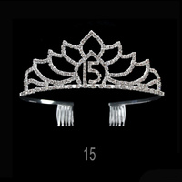 S/CL 15 RHINESTONE CROWN