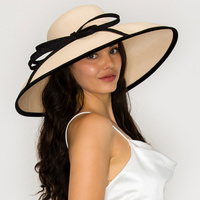WIDE BRIM PAPPER BRAID SUN HAT