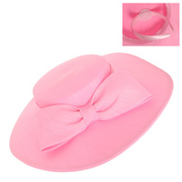 CLASSIC FLAT BRIM BOW BRAID HAT