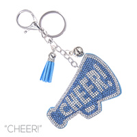 CHEER MEGAPHONE KEYCHAIN
