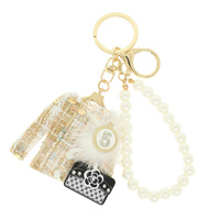 FASHION PEARL WRISTLET KEYCHAIN