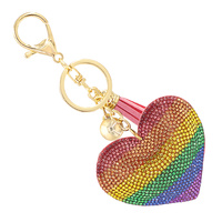 VRMU-G g heart rainbow keychain