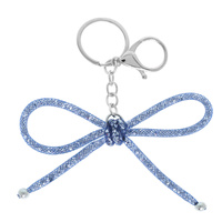 MESH BOW BAG CHARM KEYCHAIN