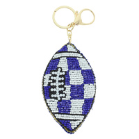 GAMEDAY CHECKER FOOTBALL KEYCHAIN