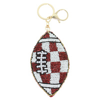 GAMEDAY CHECKER FOOTBALL KEYCHAIN
