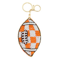 GAMEDAY CHECKER FOOTBALL KEYCHAIN