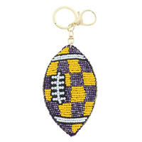 GAMEDAY CHECKER FOOTBALL KEYCHAIN