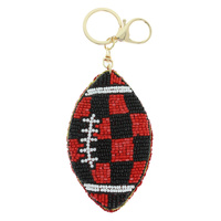 GAMEDAY CHECKER FOOTBALL KEYCHAIN