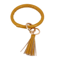 BANGLE KEYCHAIN W/ TASSELS