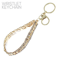 GOLD PYRAMID PATTERN WRISTLET