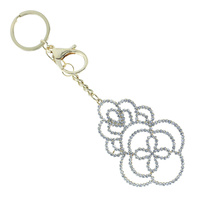 FLORAL CHARM KEYCHAIN