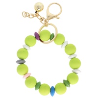 2 IN 1 MULTIFUNCTIONAL BEADED KEYCHAIN BRACELET