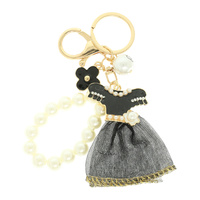 FASHIONISTA THEME BAG CHARM KEYCHAIN