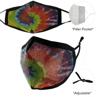 MULTI RHINESTONE COTTON MASK