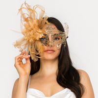 MASQUERADE MASK DETACHABLE FASCINATOR
