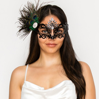 MASQUERADE MASK DETACHABLE FASCINATOR