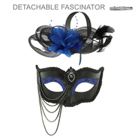 MASQUERADE MASK DETACHABLE FASCINATOR