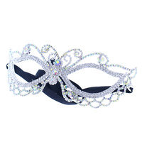 VINTAGE INSPIRED JEWELED MASQUERADE MASK