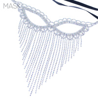 JEWELED CAT EYE MASQUERADE MASK
